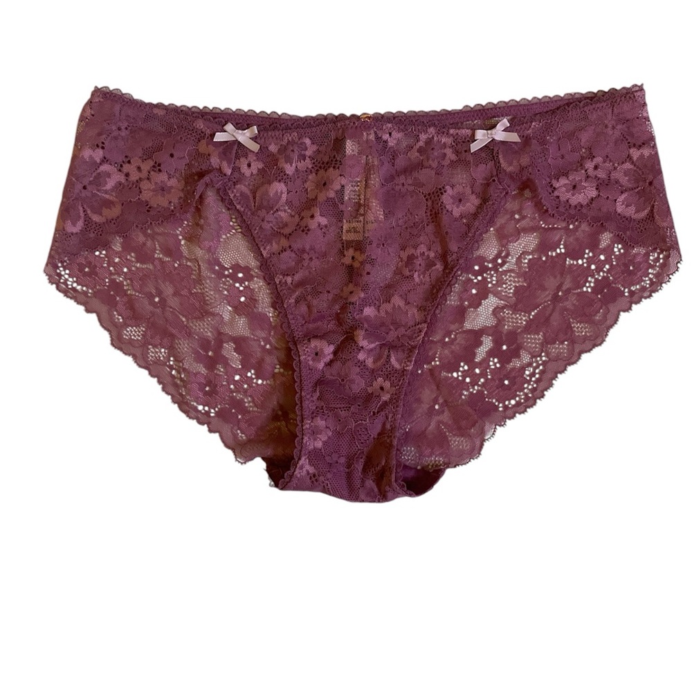 NEW Victoria's Secret hip hugger panty lace size Large